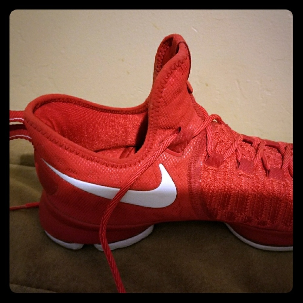 Nike red high tops
